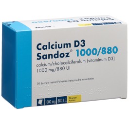 CALCIUM D3 Sandoz pdr 1000/880 sach 30 pce