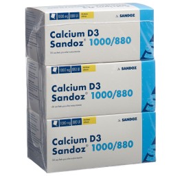 CALCIUM D3 Sandoz pdr 1000/880 sach 90 pce