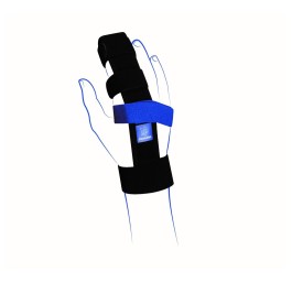 THUASNE attelle de doigt Ligaflex Gr3 noir/bleu