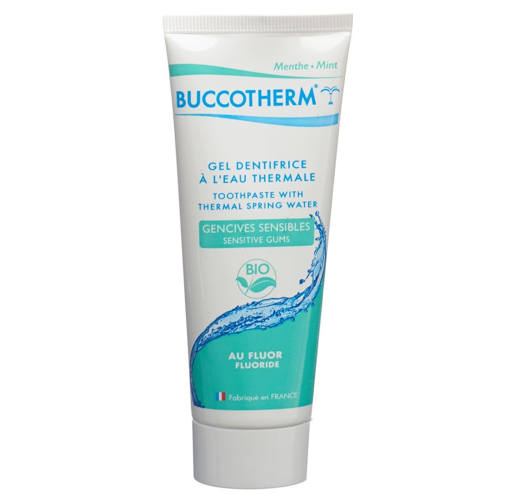BUCCOTHERM gel dentif genc sens BIO av fluor 75 ml BUCCOTHERM gel dentif genc sens BIO av fluor 75 ml