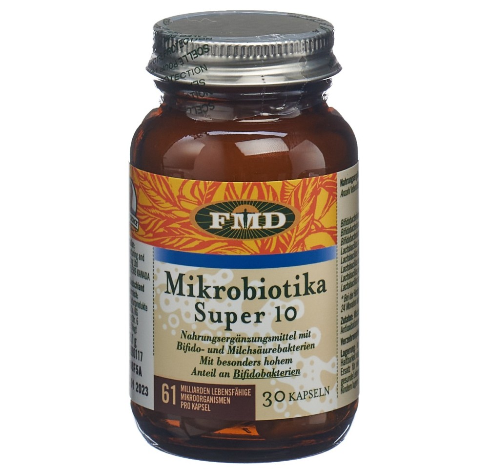 FMD Mikrobiotiques Super 10 caps verre 30 pce