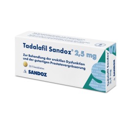TADALAFIL Sandoz cpr pell 2.5 mg 28 pce