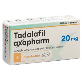 TADALAFIL axapharm cpr pell 20 mg 8 pce
