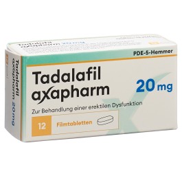 TADALAFIL axapharm cpr pell 20 mg 12 pce