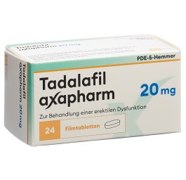 TADALAFIL axapharm cpr pell 20 mg 24 pce