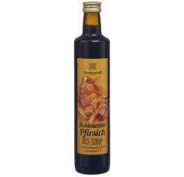 SONNENTOR sirop thé noir-pêche BIO 500 ml