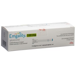 EMGALITY sol inj 120 mg/ml stylo prérempli 1 ml