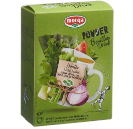 MORGA PowerPowder BouillonDri Kräu bio 10 sach 4 g
