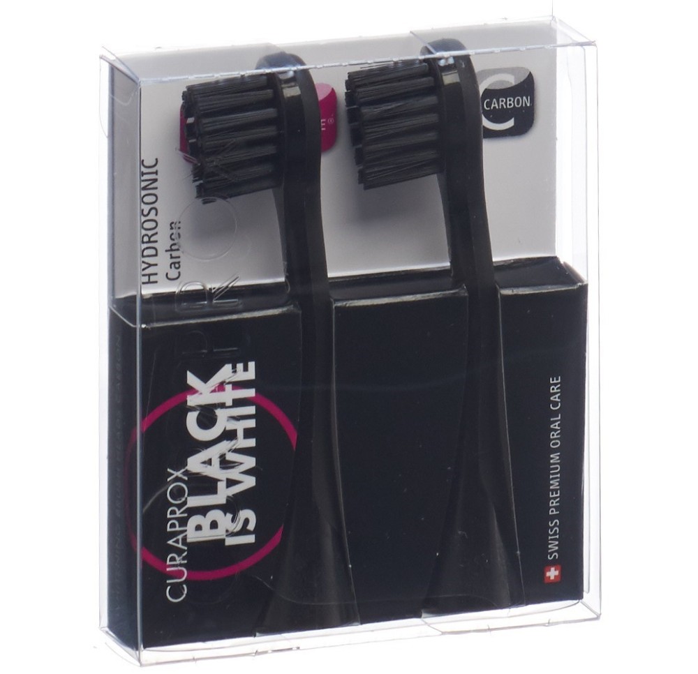 CURAPROX Hydrosonic BIW sonic brush têt carb 2 pce CURAPROX Hydrosonic BIW sonic brush têt carb 2 pce