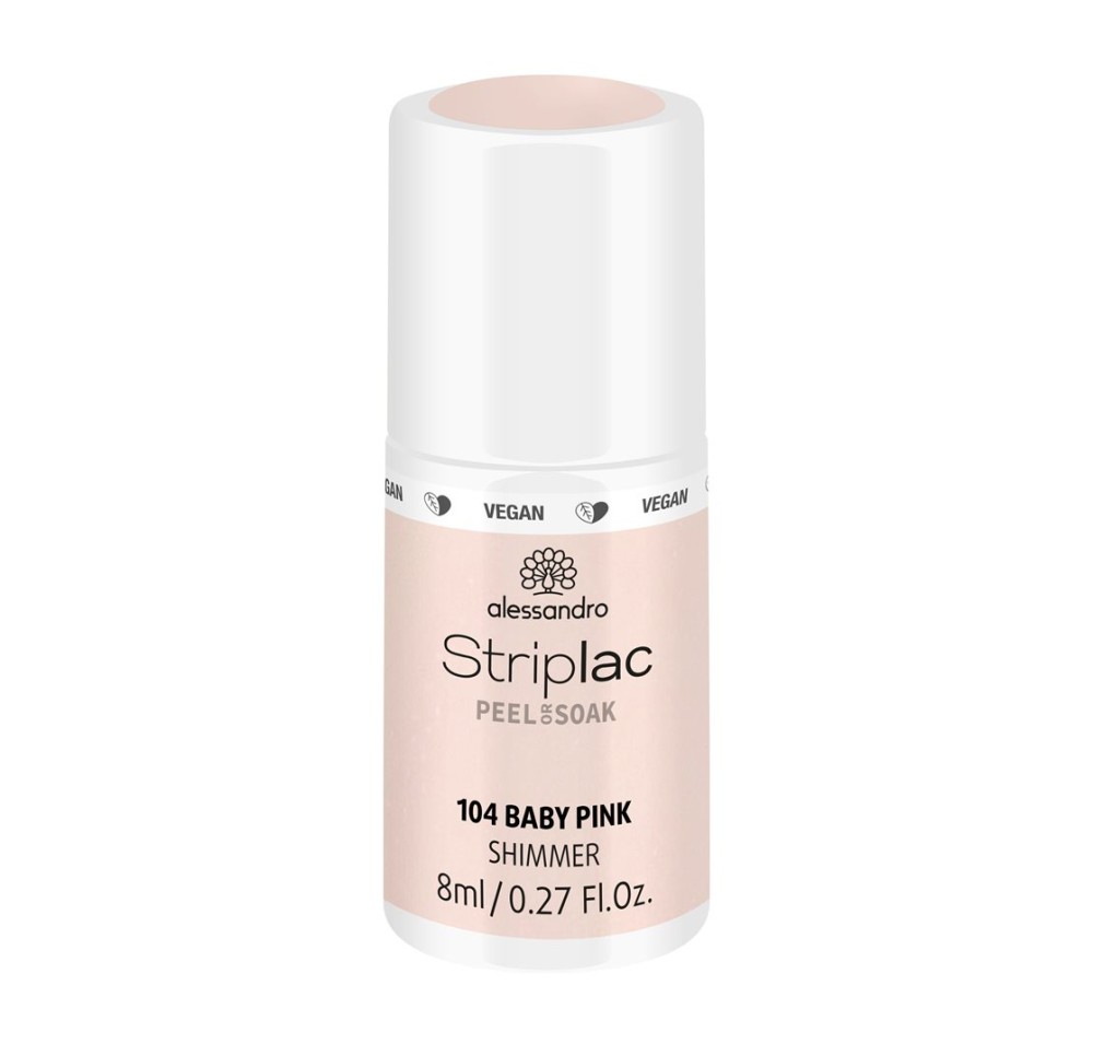 ALESSAN Striplac Baby Pink 8 ml ALESSAN Striplac Baby Pink 8 ml