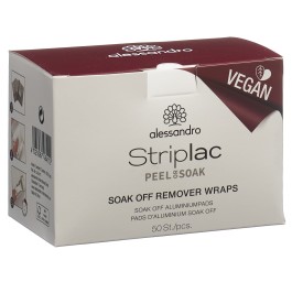 ALESSAN Striplac 2 0 Soak Off Wraps 50 pce