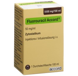 FLUOROURACIL Accord sol inj 5000 mg/100ml 100 ml