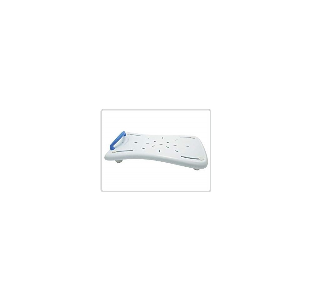 SUNDO planche de bain PLUS 78x35cm blan poign bleu