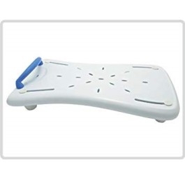 SUNDO planche de bain PLUS 78x35cm blan poign bleu