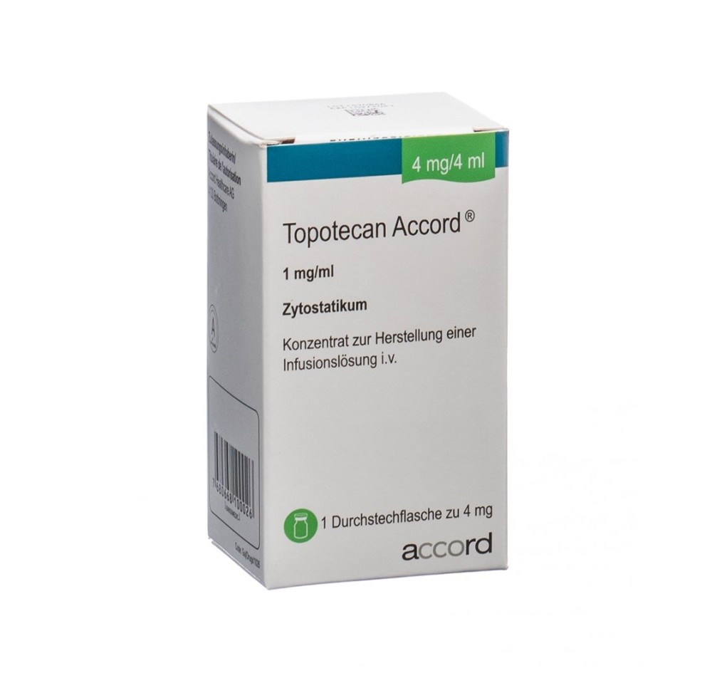 TOPOTECAN Accord conc perf 4 mg/4ml flac TOPOTECAN Accord conc perf 4 mg/4ml flac