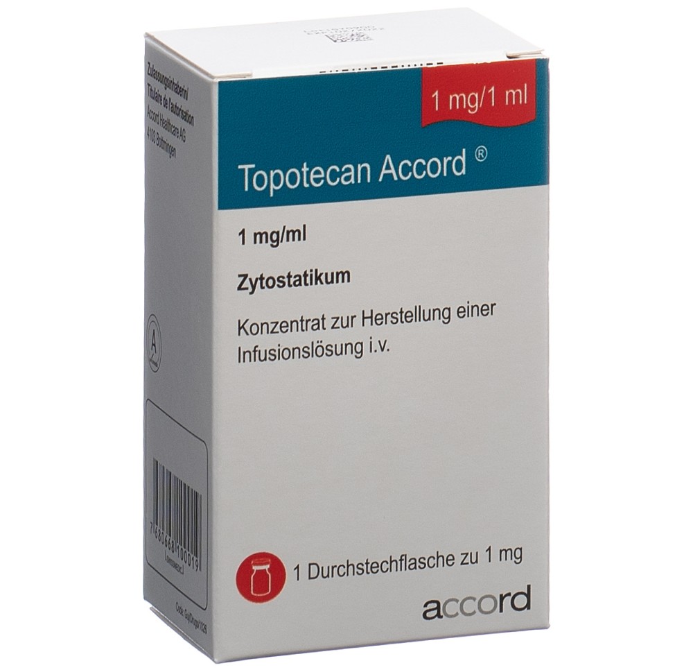 TOPOTECAN Accord conc perf 1 mg/ml flac TOPOTECAN Accord conc perf 1 mg/ml flac