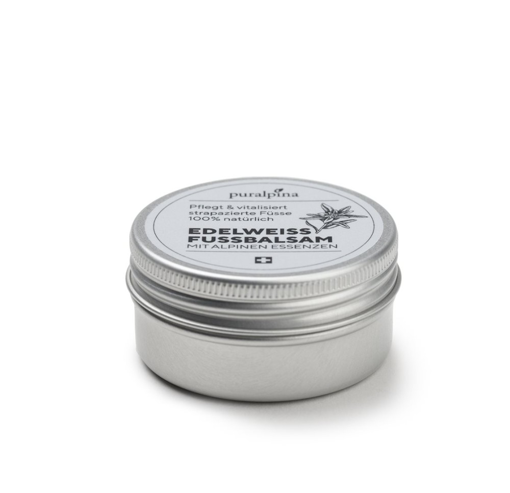 PURALPINA Edelweiss Baume pour les pieds pot 30 ml PURALPINA Edelweiss Baume pour les pieds pot 30 ml