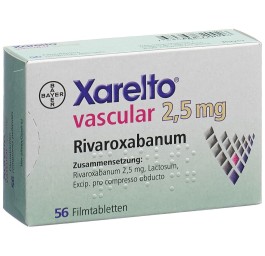XARELTO vascular cpr pell 2.5 mg 56 pce