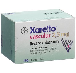 XARELTO vascular cpr pell 2.5 mg 196 pce