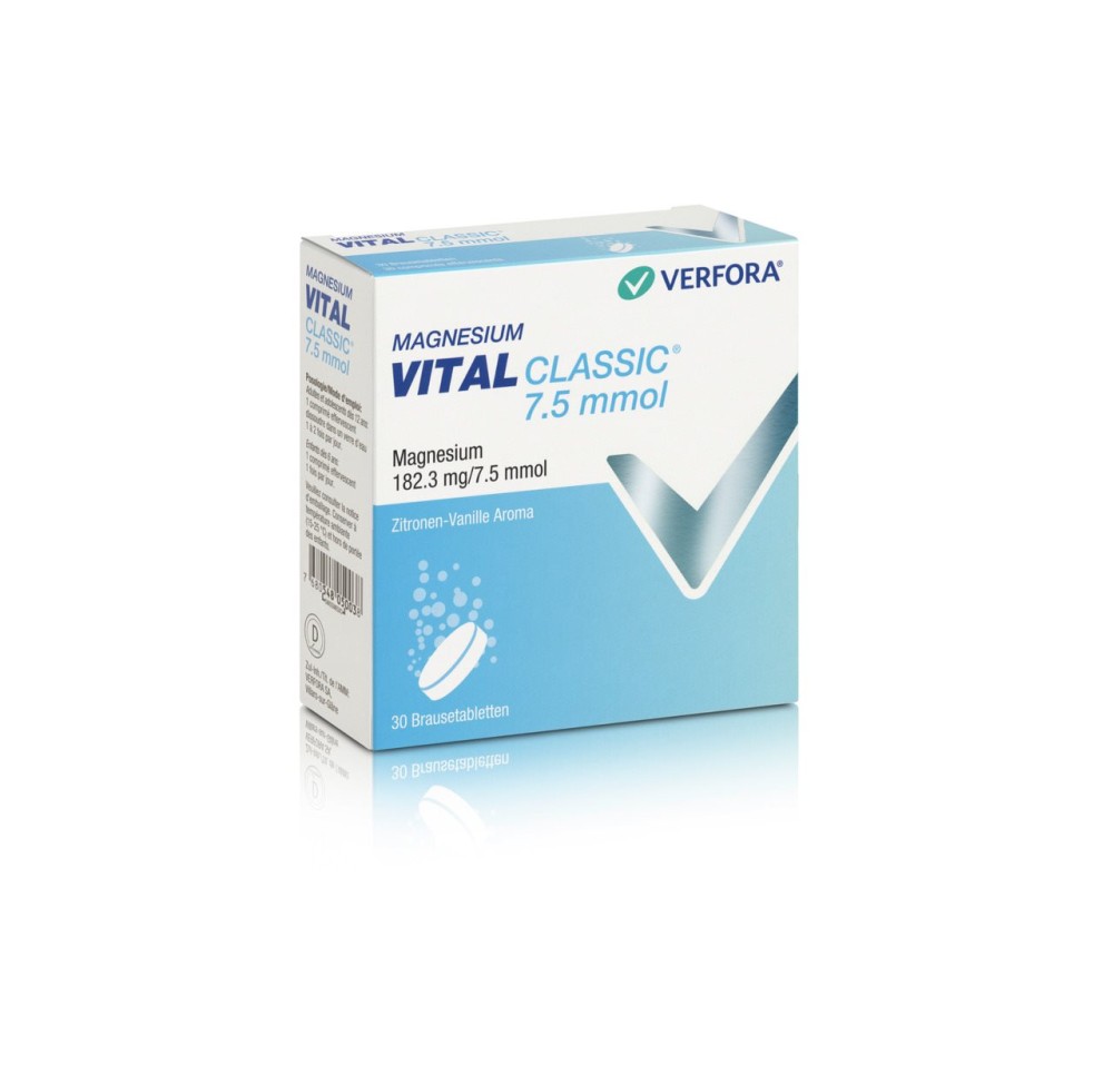 MAGNESIUM Vital Classic cpr eff 7.5 mmol 30 pce