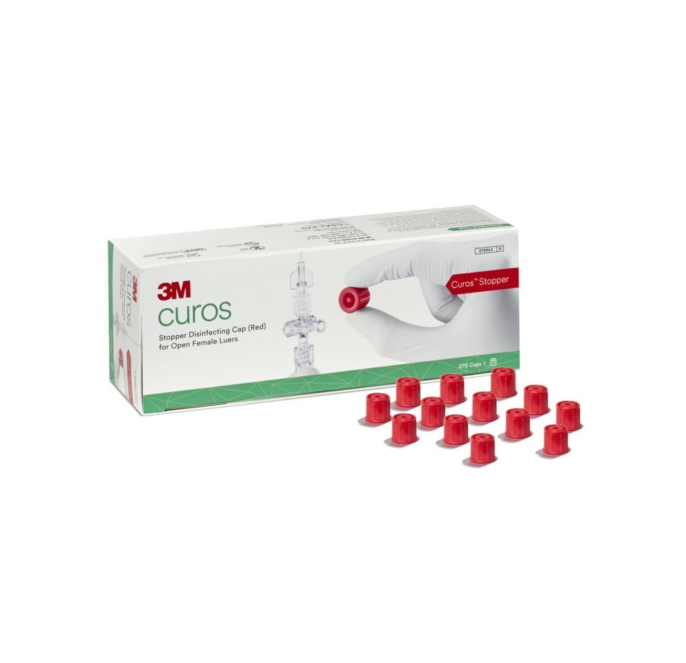 3M CUROS stop capuch désinf racc LL fem 270 pce
