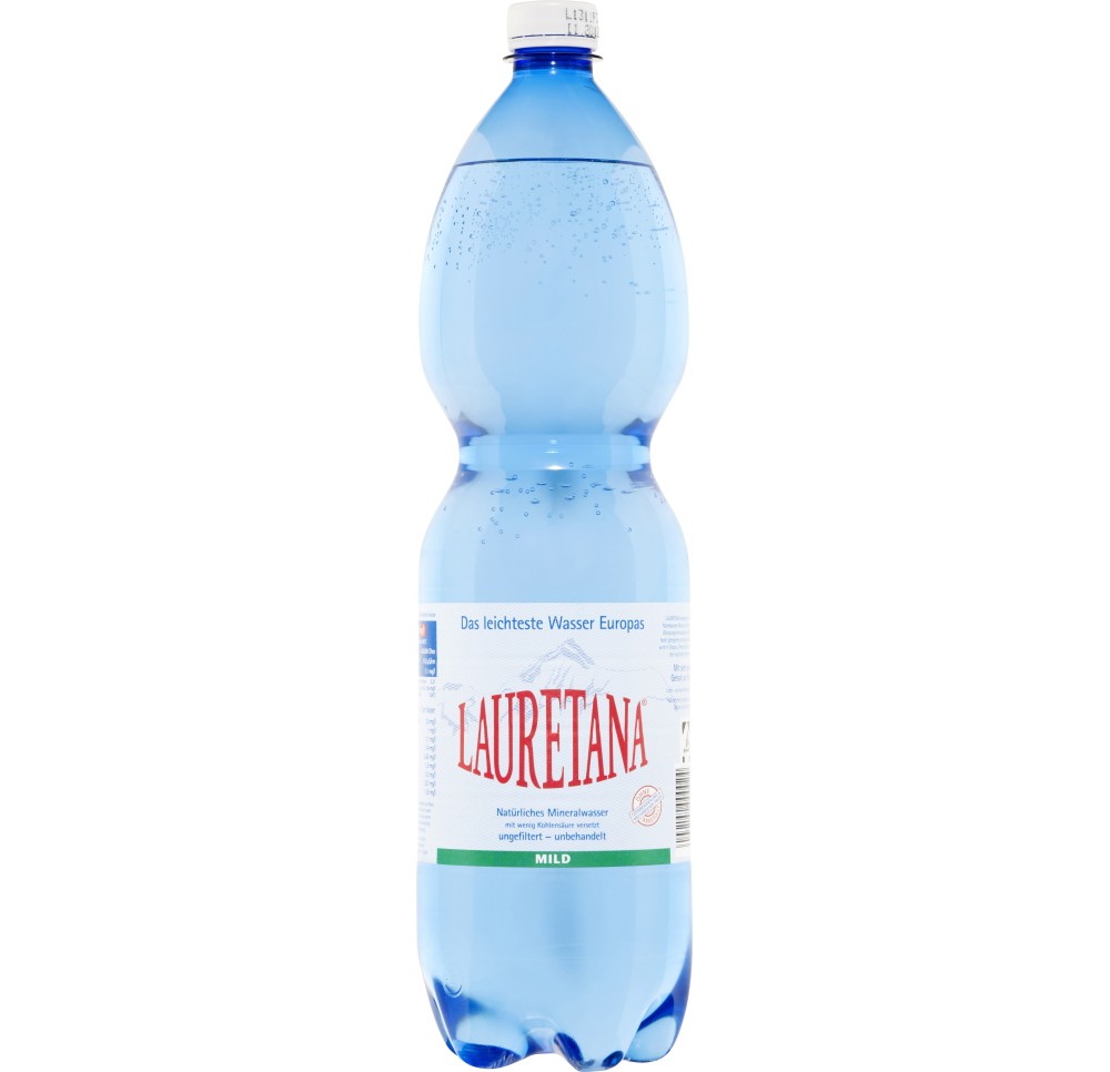 LAURETANA eau minérale gazeuse 6 fl Pet 1.5 lt