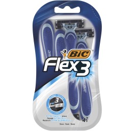 BIC Flex 3 Light rasoir homme 3-lames 4 pce