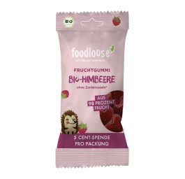 FOODLOOSE Coeurs fruits pomme frambo bio 30 g