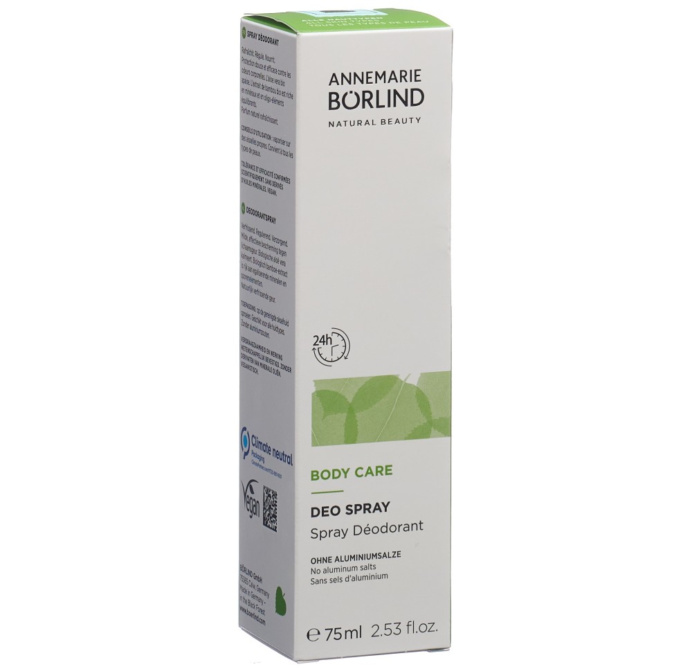 BÖRLIND BODY CARE Deo spr 75 ml BÖRLIND BODY CARE Deo spr 75 ml
