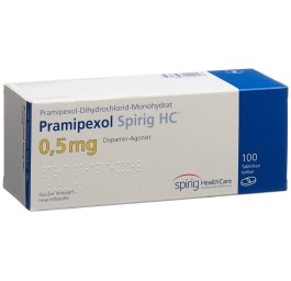 PRAMIPEXOLE Spirig HC cpr 0.5 mg 100 pce