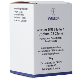 WELEDA aurum 10D 3pa/stibium 8D 2pa trit nouv 50 g