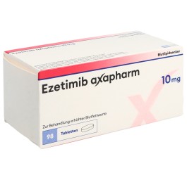EZETIMIBE axapharm cpr 10 mg 98 pce
