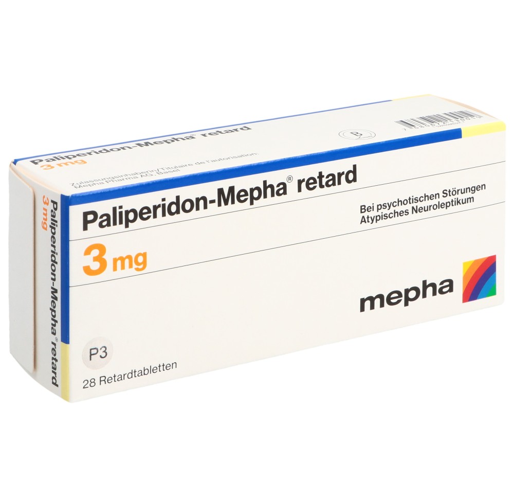 PALIPERIDON Mepha retard cpr ret 3 mg 28 pce