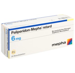 PALIPERIDON Mepha retard cpr ret 6 mg 28 pce