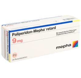 PALIPERIDON Mepha retard cpr ret 9 mg 28 pce