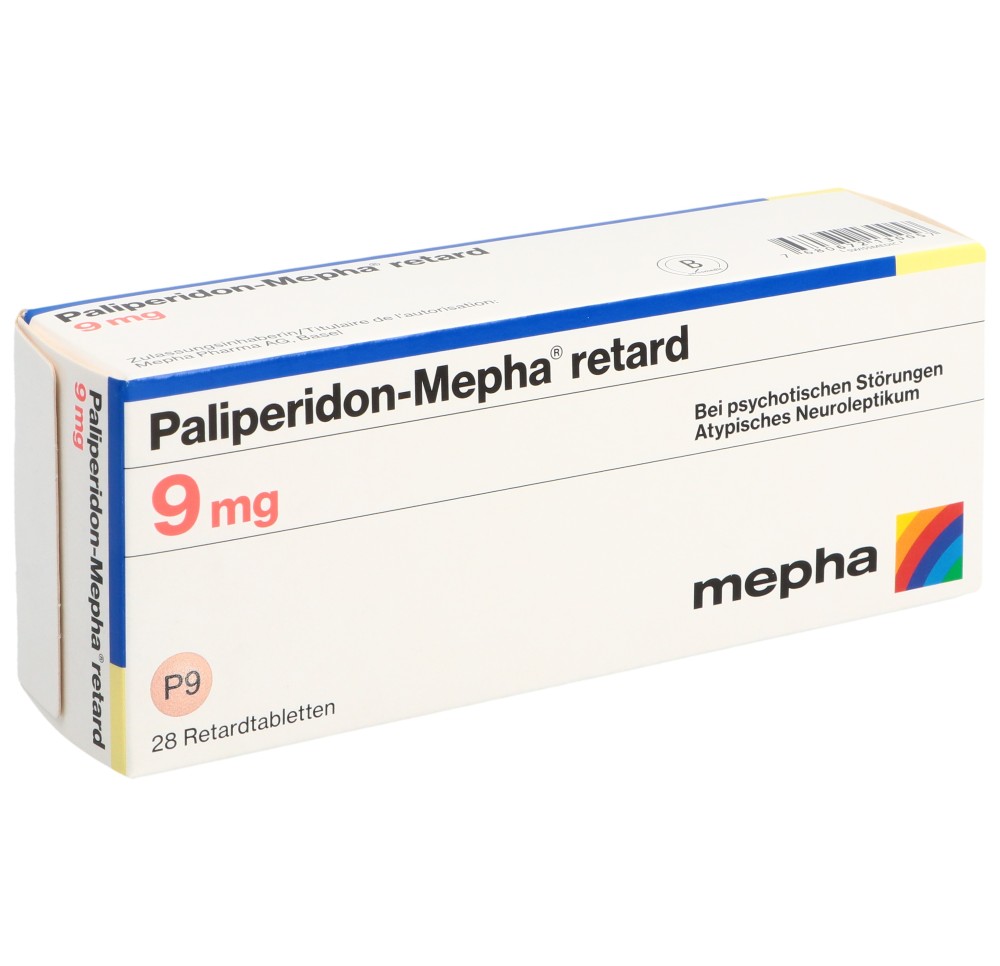 PALIPERIDON Mepha retard cpr ret 9 mg 28 pce