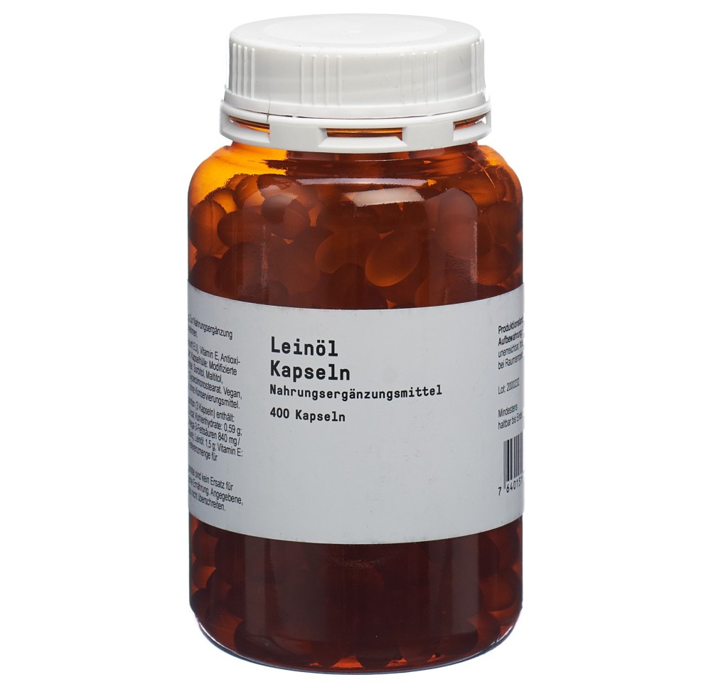 NATURAGE huile de lin caps bte 400 pce