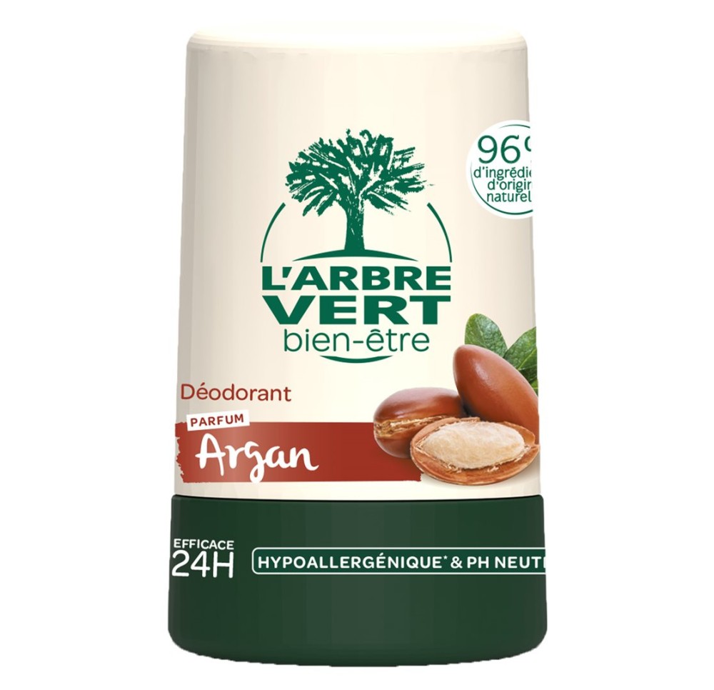L'ARBRE VERT Déo éco roll-on argan ham fr 50 ml L'ARBRE VERT Déo éco roll-on argan ham fr 50 ml