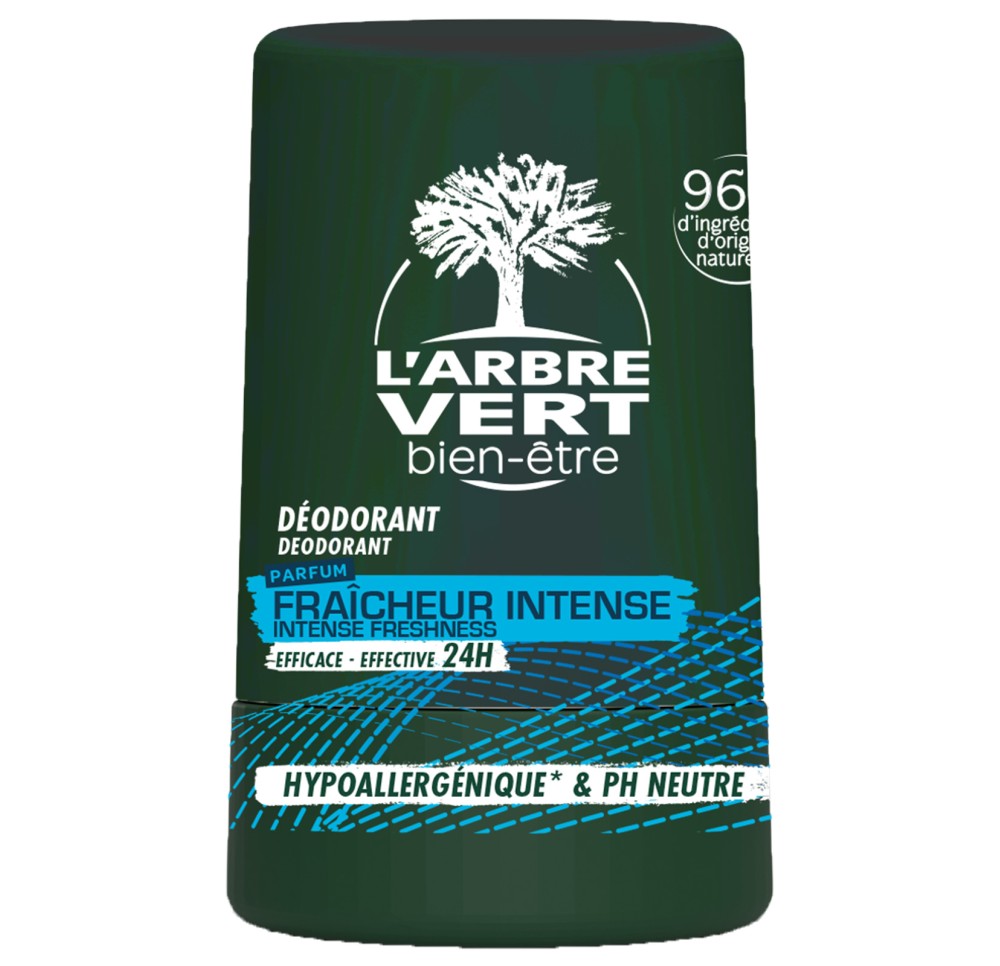 L'ARBRE VERT Déo éco roll on homme vit B5 fr 50 ml