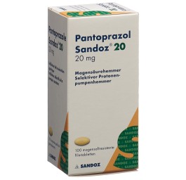 PANTOPRAZOLE Sandoz cpr pell 20 mg bte 100 pce