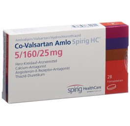 CO-VALSARTAN Amlo Spirig HC 5/160/25 28 pce