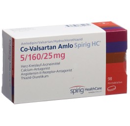 CO-VALSARTAN Amlo Spirig HC 5/160/25 98 pce