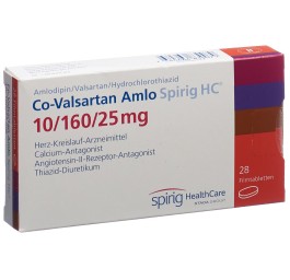 CO-VALSARTAN Amlo Spirig HC 10/160/25 28 pce