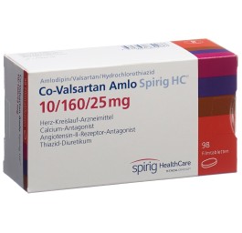 CO-VALSARTAN Amlo Spirig HC 10/160/25 98 pce