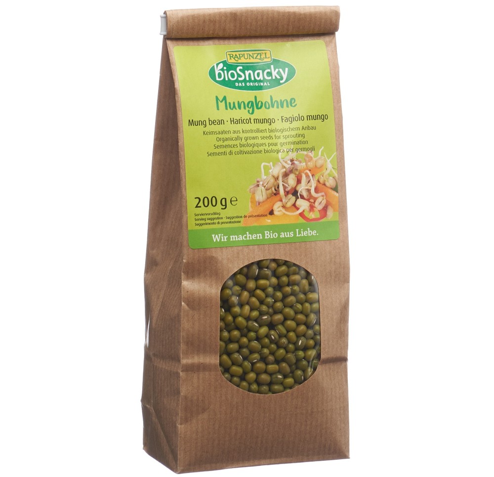 BIOSNACKY Haricot mungo sach 200 g BIOSNACKY Haricot mungo sach 200 g