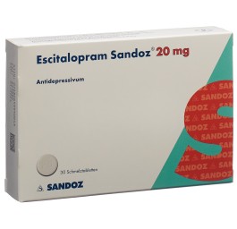ESCITALOPRAM Sandoz cpr orodisp 20 mg 30 pce