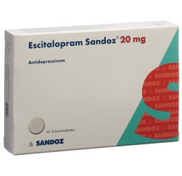ESCITALOPRAM Sandoz cpr orodisp 20 mg 60 pce