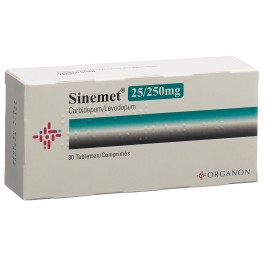 SINEMET cpr 25mg/250mg 30 pce