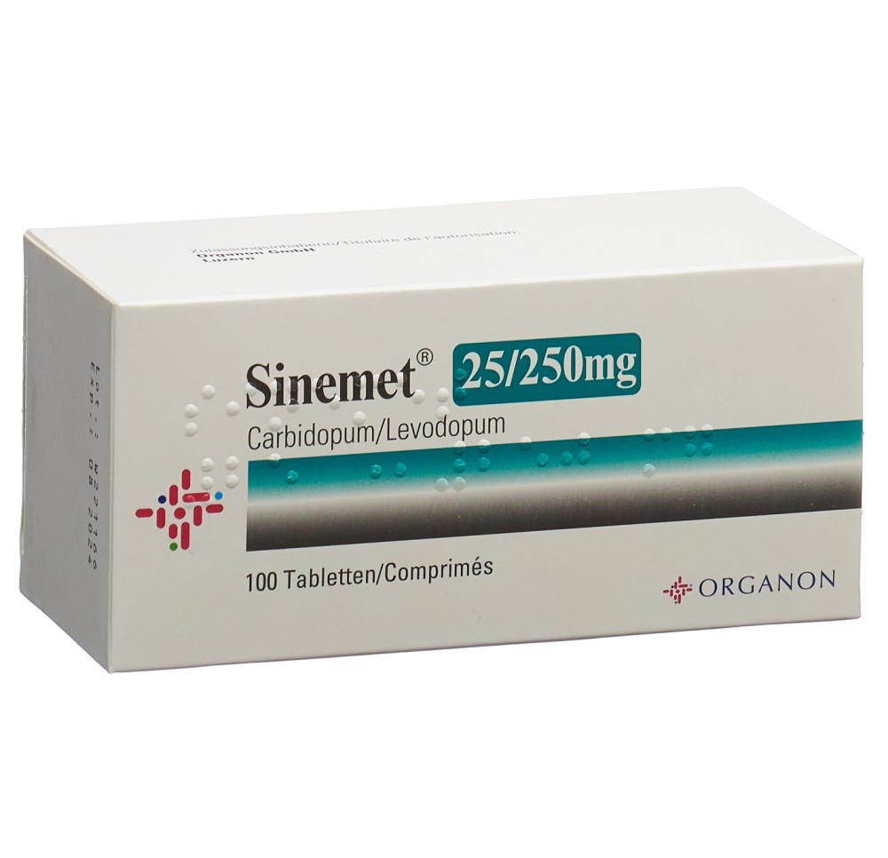 SINEMET cpr 25mg/250mg 100 pce SINEMET cpr 25mg/250mg 100 pce