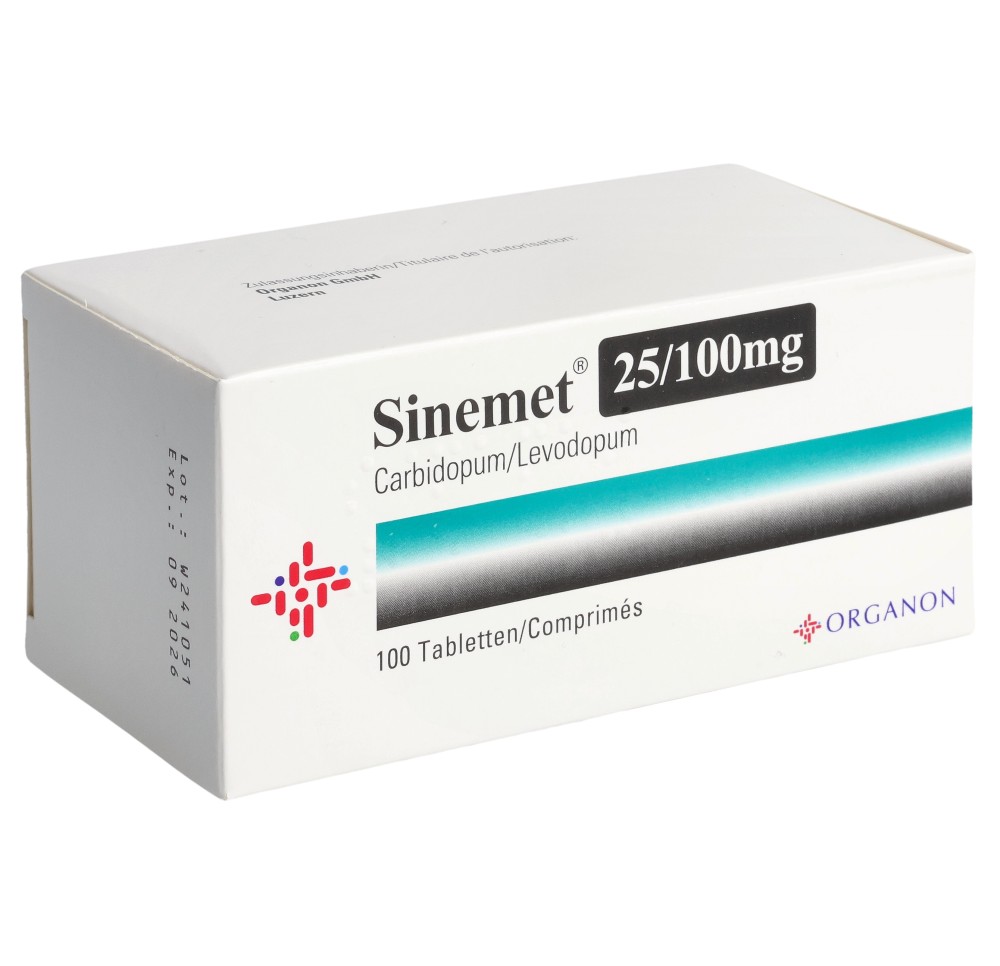 SINEMET cpr 25mg/100mg 100 pce